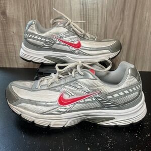Nike Initiator Shoes Womens Size 10 Silver Pink Running Sneakers 394053-101